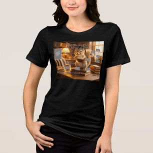 Cozy Library Squirrel Teacher Appreciation Shirt