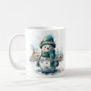 Cozy Little Winter Snowman Coffee Mug