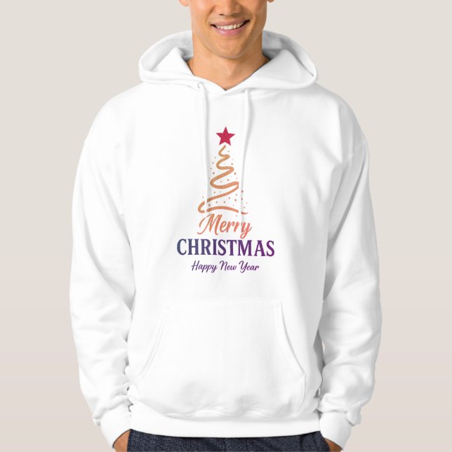 Cozy Matching Christmas Pullover Hoodie USA (Front)