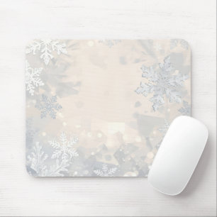 Cozy Modern Winter Aesthetic Mouse Mat