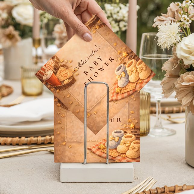 Cozy Movie Night Baby Shower Napkin (Creator Uploaded)