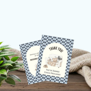 Cozy Paws Flat Thank You Card