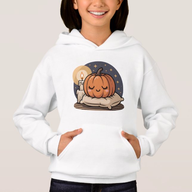Cozy Pumpkin Dream Kids Tee (Front)