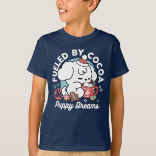 Cozy Puppy Dreams – Hot Chocolate and Christmas T-Shirt