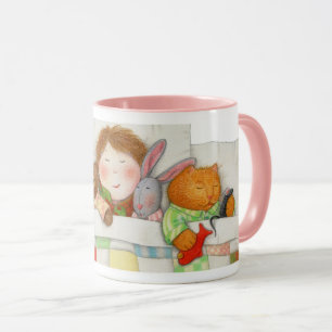 COZY QUILT Pink Combo Mug
