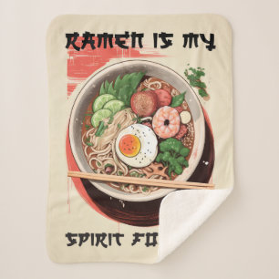 Cozy Ramen-Themed Blanket for Ramen Lover