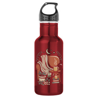Cozy Reading Nook Coffee Lover 532 Ml Water Bottle
