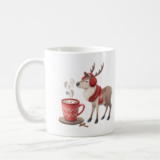 Cozy Reindeer Hot Cocoa Mug