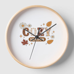 Cozy Season Oversized T-Shirt Clock