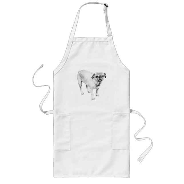 Cozy Shaded Dog Apron For Peaceful Kitchen Days (Front)