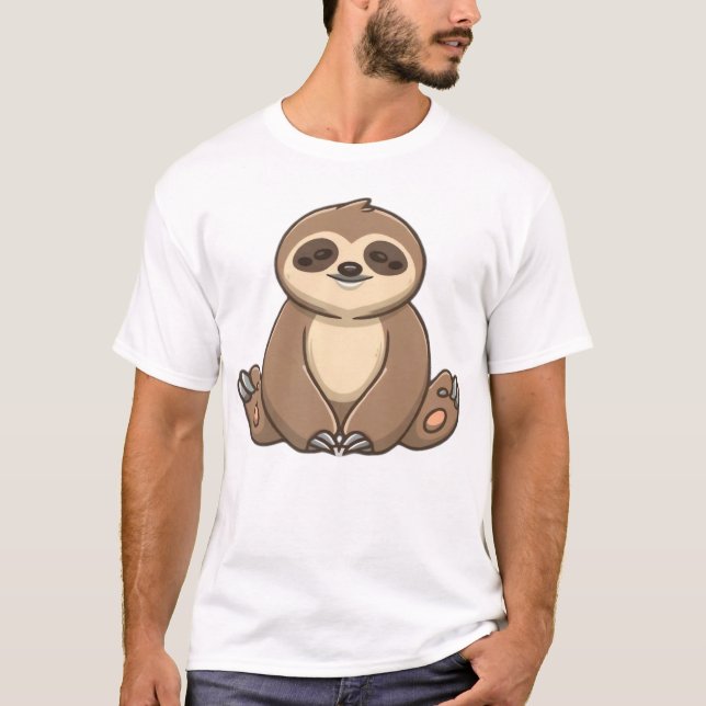 Cozy Sloth Classic T-Shirt (Front)