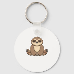 Cozy Sloth Classic T-Shirt Key Ring