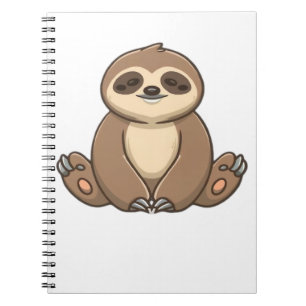Cozy Sloth Classic T-Shirt Notebook