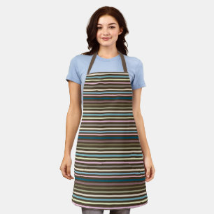 Cozy striped apron