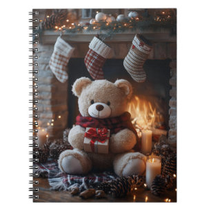 Cozy Teddy Bear Holiday Design Notebook