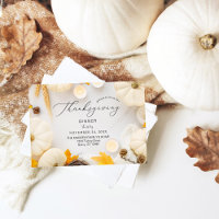Cozy Thanksgiving Pumpkin Dinner
