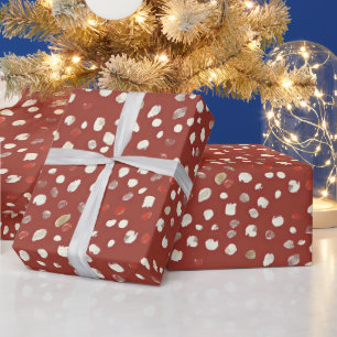 Cozy Vintage Christmas Pattern Wrapping Paper