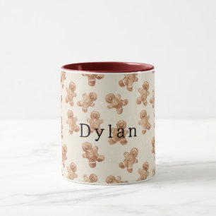 Cozy Warm Christmas Gingerbread Cookies Mug