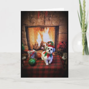 COZY/WARM MERRY CHRISTMAS / HAPPY NEW YEAR HOLIDAY CARD
