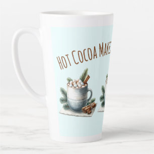 Cozy Winter Cocoa Marshmallow Scene Latte Mug