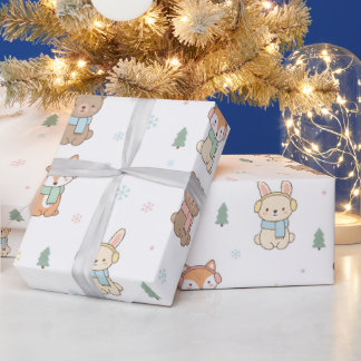  Cozy Winter Friends Gift Wrap