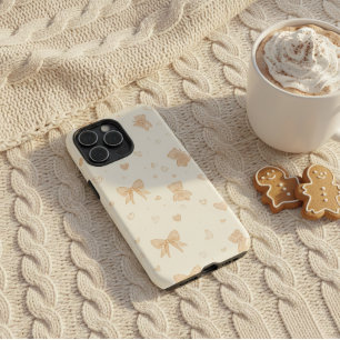 Cozy Winter Phone Case   Soft Teddy Bear aesthetic