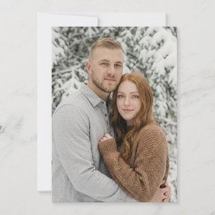 Cozy Winter Photo Invitation