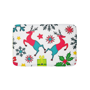 Cozy Winter Wonder Pattern Dream Design Bath Mat