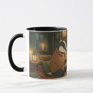 Cozy Woodland Campfire Animals Coffee Mug