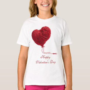 Cozy Yarn Heart for Valentines T-Shirt