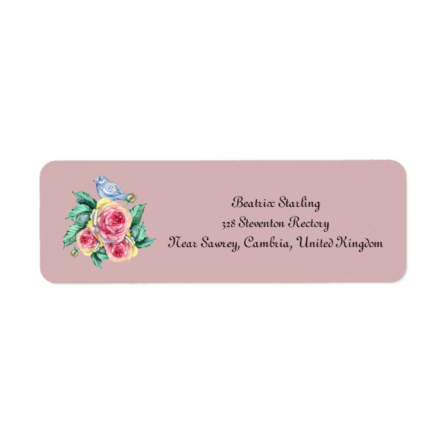 CozyBun Address Label (Front)