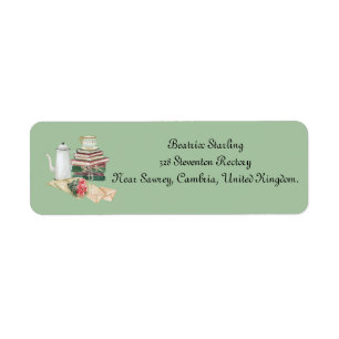 CozyBun Customisable Address Label