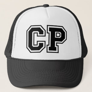 'CP' Monogram Trucker Hat