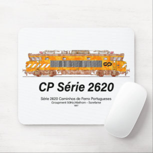 CP Serie 2620 Electric Locomotive. Nez-Casse Loco Mouse Mat