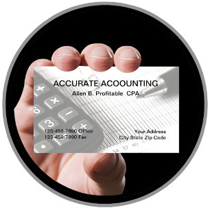 CPA Accountant Business Card