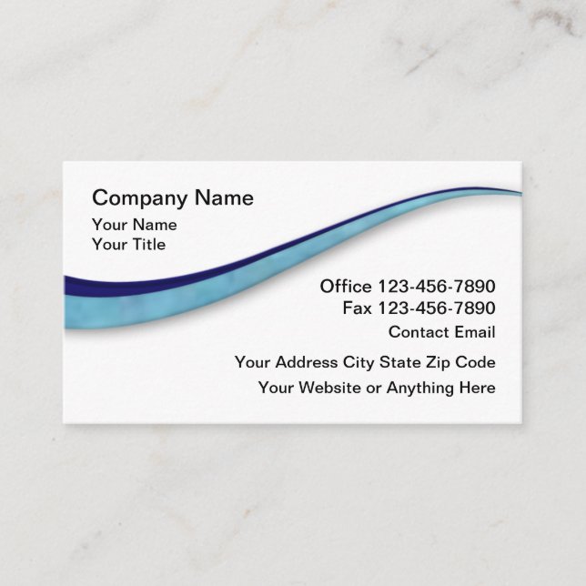 CPA Accountant Modern Business Cards Design (Front)