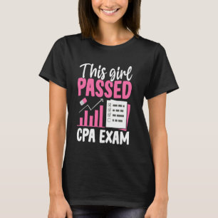 CPA Accounting Gril Bookkeeper Tax Season Auditor T-Shirt