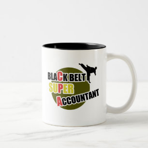 CPA: Black Belt Accountants Two-Tone Coffee Mug