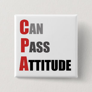 CPA: Can Pass Attitude 15 Cm Square Badge