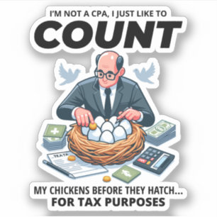 CPA Chick Counter: Humourous Tax Season Nesting Fu