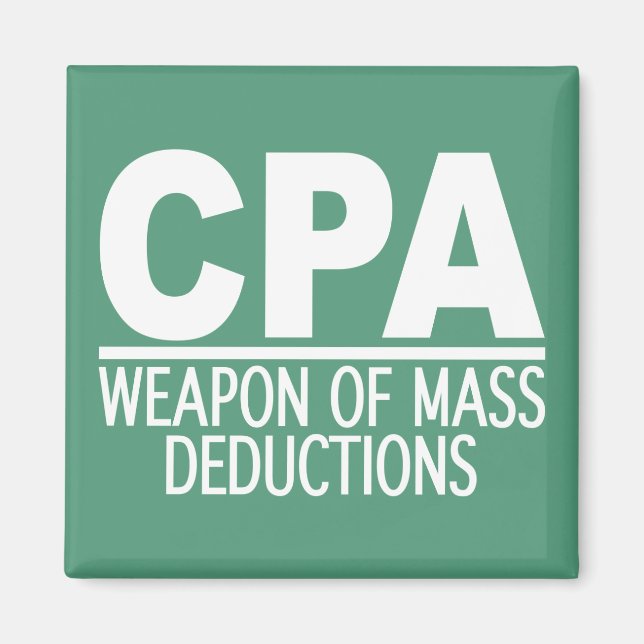 CPA custom color magnet (Front)