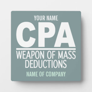 CPA custom color plaque