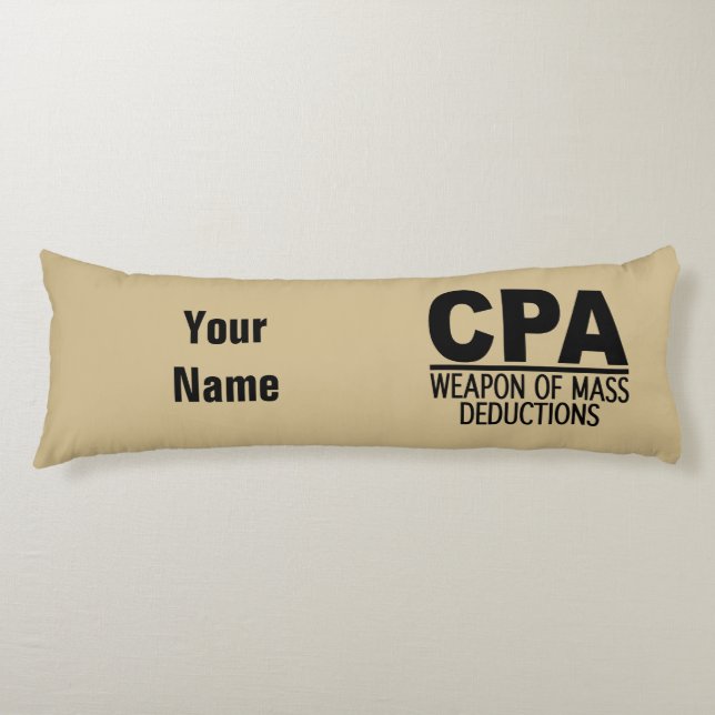 CPA custom colour & name body cushion (Front)