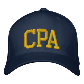 CPA EMBROIDERED HAT