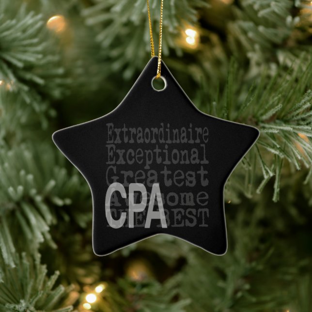CPA Extraordinaire Ceramic Tree Decoration (Tree)