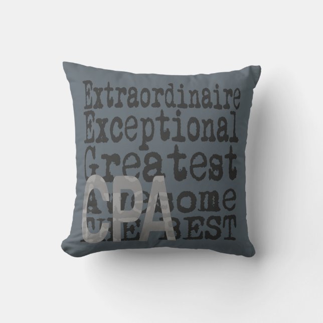 CPA Extraordinaire Cushion (Front)