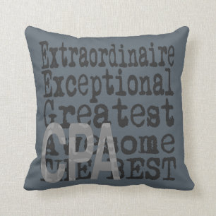 CPA Extraordinaire Cushion