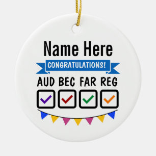 CPA Ornament Personalised Gift for CPA Exams