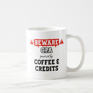 CPA Powered By Coffee & Credits   Funny Accountant Mug