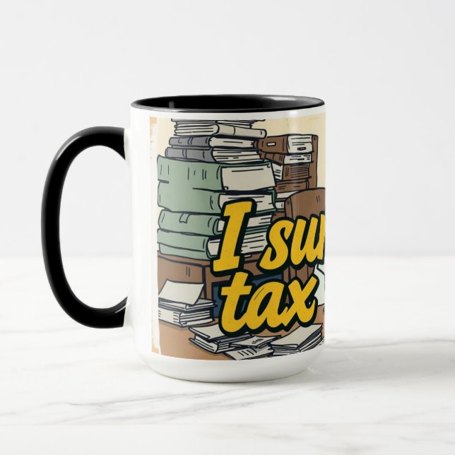 CPA Tax Season Survival Coffee Loading Mug (Left)